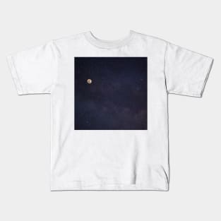 Full Moon Illustration Kids T-Shirt